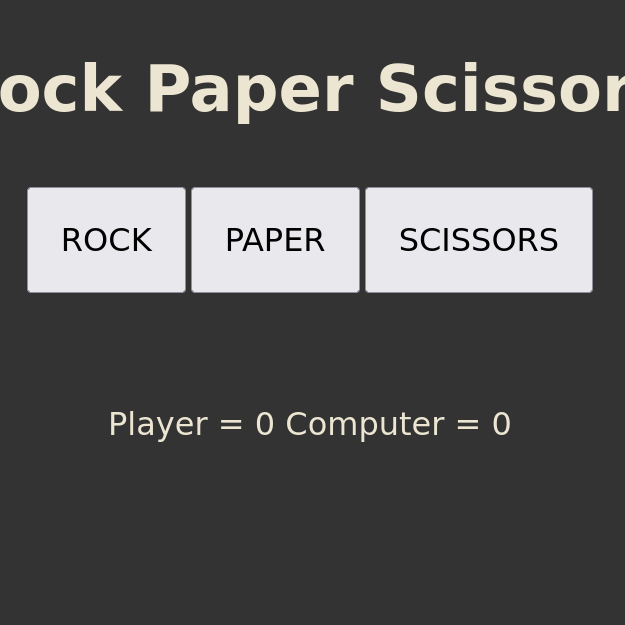 Rock Paper Scissors game preview